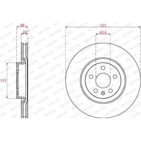 Comprar Disco de freno de FERODO DDF2693C a bajo precio de 66,86 €