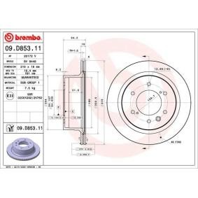 Comprar Disco de freno de BREMBO 09.D853.11 a bajo precio de 59,04 €