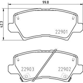 Köp Bromsbelägg av BREMBO P 30 111 till det låga priset 600,34 kr