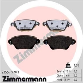 Comprar Juego de pastillas de freno de ZIMMERMANN 23557.970.1 a bajo precio de 94,04 €