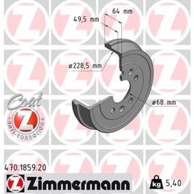 Comprar Tambor de freno de ZIMMERMANN 470.1859.20 a bajo precio de 70,67 €