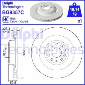 Bremsscheibe von DELPHI BG9357C