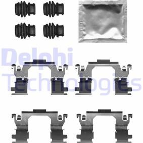 Zubehörsatz, Scheibenbremsbelag LX0709 von DELPHI günstig für 14,05 € online kaufen