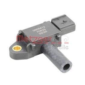 Compre Sensor, pressãodos gases de escape da METZGER 0906412 a um preço baixo por 36,79 €