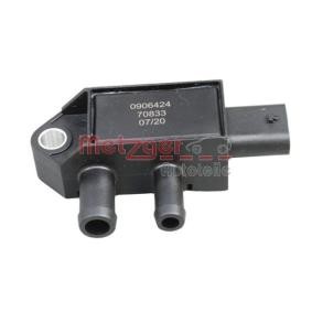Compre Sensor, pressãodos gases de escape da METZGER 0906424 a um preço baixo por 41,70 €