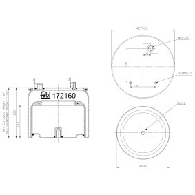 Acquista Soffietto, Sospensione pneumatica da FEBI BILSTEIN 172160 a buon mercato per soli 127,09 €