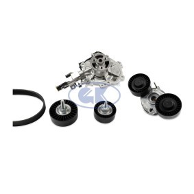 Achetez des Pompe à eau+Jeu de courroie trapézoïdale à nervures GK K982681A à prix pour 348,20 €