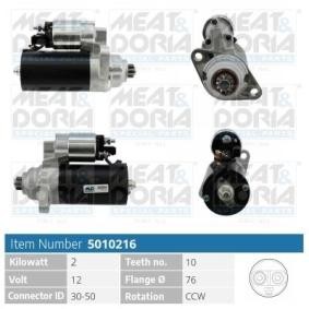 Köp Startmotor av MEAT & DORIA 5010216 till det låga priset 1458,59 kr