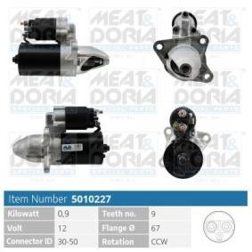 Köp Startmotor av MEAT & DORIA 5010227 till det låga priset 1410,04 kr