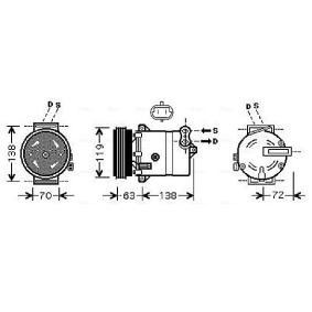 Acquista Compressore aria condizionata da AVA COOLING SYSTEMS FTAK334 a buon mercato per soli 467,03 €
