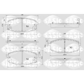 Comprar Juego de pastillas de freno de SASIC 6216125 a bajo precio de 33,24 €