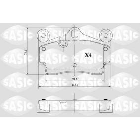 Comprar Juego de pastillas de freno de SASIC 6216127 a bajo precio de 40,97 €