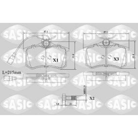 Bremsbeläge von SASIC 6216140