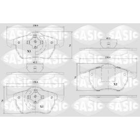 Comprar Juego de pastillas de freno de SASIC 6216143 a bajo precio de 38,63 €
