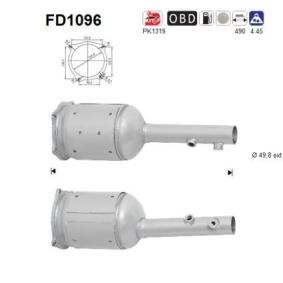 Köp Partikelfilter (DPF) av AS FD1096 till det låga priset 3505,44 kr