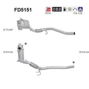 Compre Filtro de partículas da AS FD5151 a um preço baixo por 578,40 €