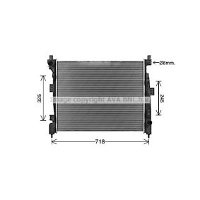 Achetez des Radiateur du moteur PRASCO JE2088 à prix pour 174,54 €