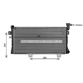Achetez des Radiateur du moteur PRASCO LA2024 à prix pour 82,69 €