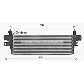 Achetez des Intercooler PRASCO TO4774 à prix pour 231,38 €