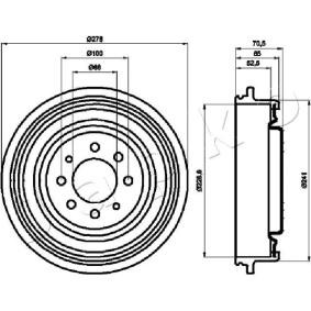 RENAULT Bremstrommel von JAPKO