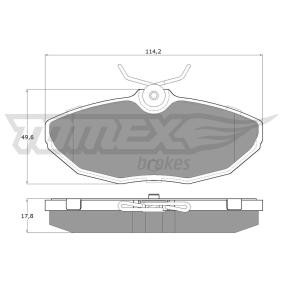 Comprar Juego de pastillas de freno de TOMEX brakes TX 19-54 a bajo precio de 30,71 €