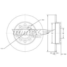 Bremsscheibe von TOMEX brakes