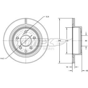 Bremsscheibe TX 71-72
