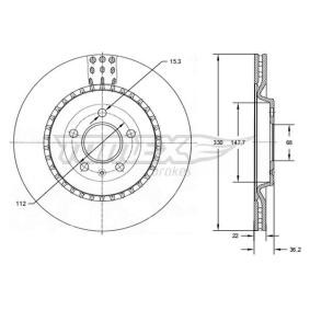 Achetez des Disque de frein de chez TOMEX brakes en ligne pour A8 D5 (4N2, 4N8, 4NC, 4NL) à prix modérés