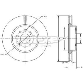 Bremsscheibe von TOMEX brakes