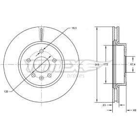 Bremsscheibe TX 72-97