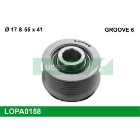 Achetez des Poulie roue libre, alternateur LUCAS LOPA0158 à prix pour 75,72 €