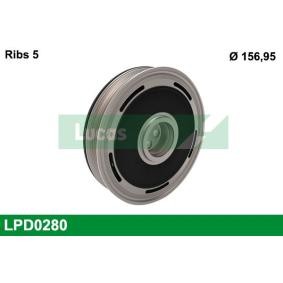 Achetez des Poulie damper (vilebrequin) LUCAS LPD0280 à prix pour 145,20 €