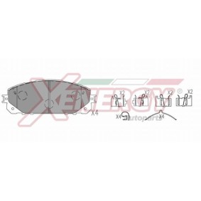 Köp Bromsbelägg av AP XENERGY X41296 till det låga priset 551,26 kr