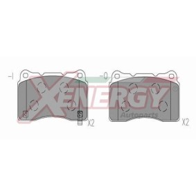 Acquista Kit pastiglie freni da AP XENERGY X41317 a buon mercato per soli 86,81 €