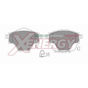 Köp Bromsbelägg av AP XENERGY X41384 till det låga priset 340,24 kr