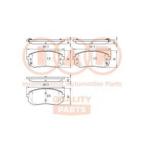 Köp Bromsbelägg av IAP QUALITY PARTS 704-07180 till det låga priset 1493,05 kr