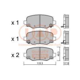 Köp Bromsbelägg av IAP QUALITY PARTS 704-10081P till det låga priset 1748,45 kr