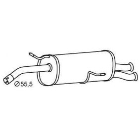 Endschalldämpfer PGS-464