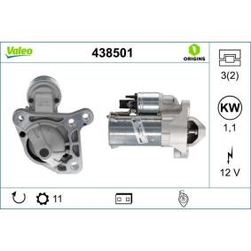 Köp Startmotor av VALEO 438501 till det låga priset 2337,02 kr