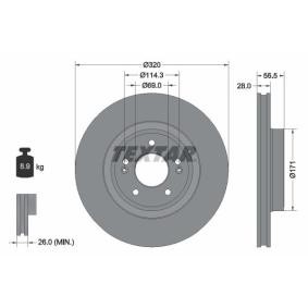Comprar Disco de freno de TEXTAR 92323605 a bajo precio de 101,04 €