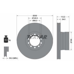 Comprar Disco de freno de TEXTAR 93322400 a bajo precio de 212,97 €