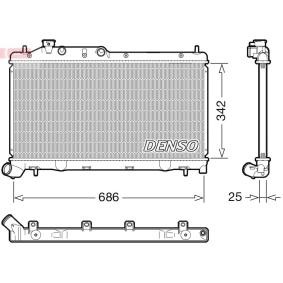 Kühler, Motorkühlung DRM36026