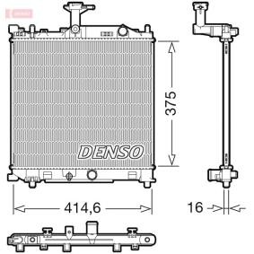 Achetez des Radiateur du moteur DENSO DRM47040 à prix pour 138,24 €