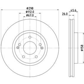 Comprar Disco de freno de MINTEX MDC2976C a bajo precio de 54,48 €