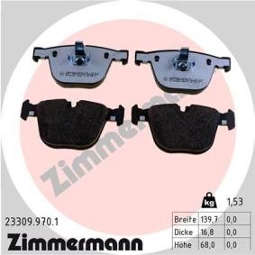 Comprar Juego de pastillas de freno de ZIMMERMANN 23309.970.1 a bajo precio de 131,39 €