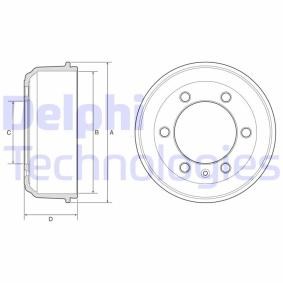 Acquista Tamburo freno da DELPHI BF583 a buon mercato per soli 33,65 €