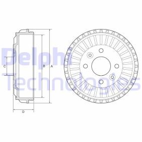 Acquista Tamburo freno da DELPHI BF594 a buon mercato per soli 35,44 €