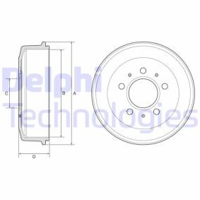 Comprar Tambor de freno de DELPHI BF603 a bajo precio de 44,80 €