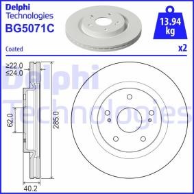 Bremsscheibe von DELPHI