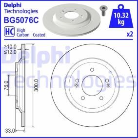 Bremsscheibe BG5076C für i30 CW (FD) für 36,69 CHF
